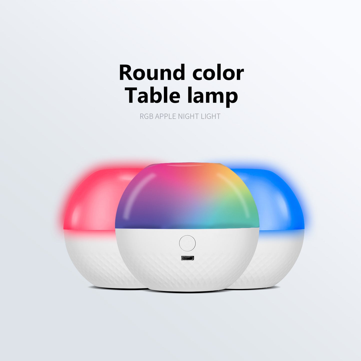 Round Color Table Lamp