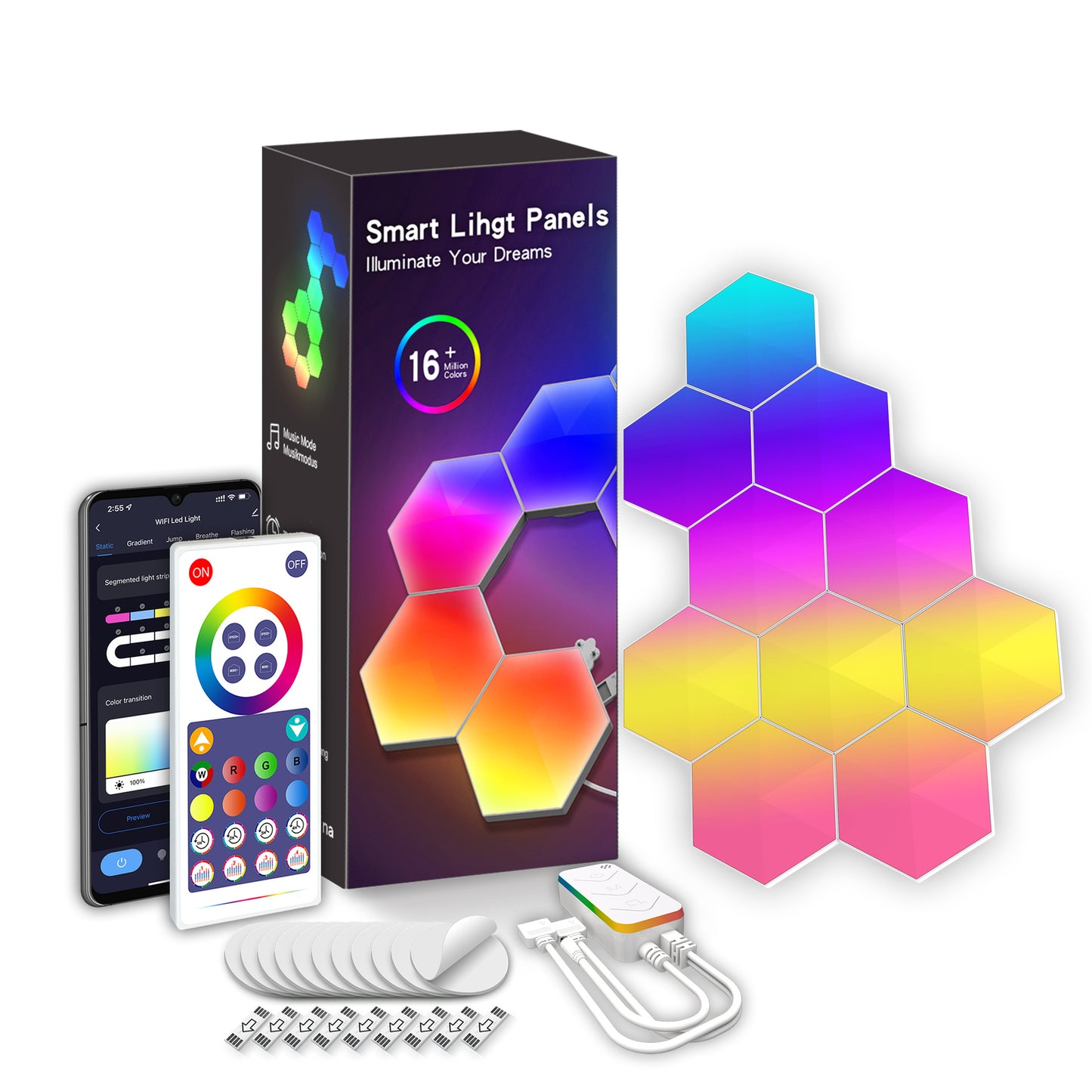 Hexogen RGB Wall Light